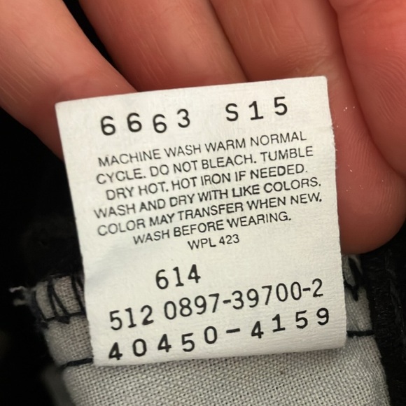 Levi’s 550 vintage orange tab slim 11 W23,5 x L25,25 relaxed fit jeans USA made - Picture 5 of 5